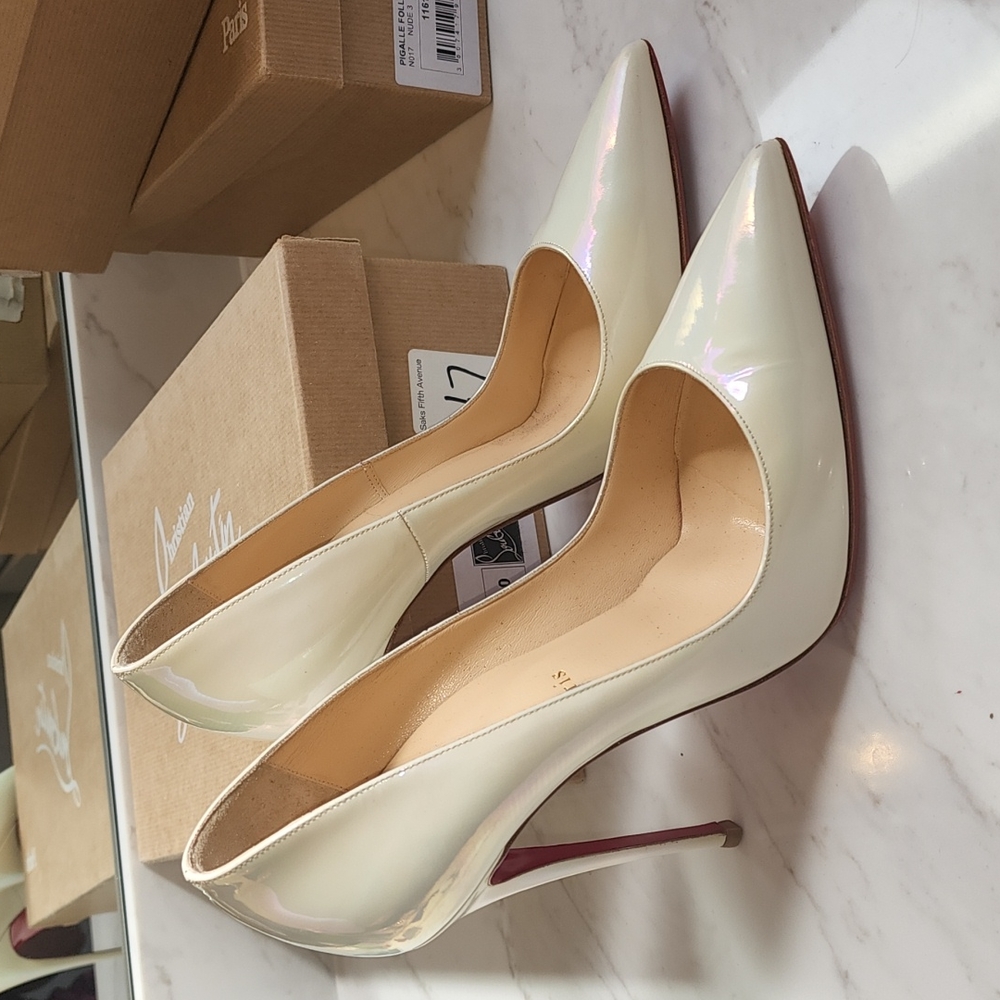 Christian Louboutin So Kate 120mm White size 40